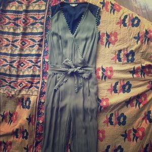 SOLD OFFSITE - Lace Detail Jumpsuit w/ POCKETS